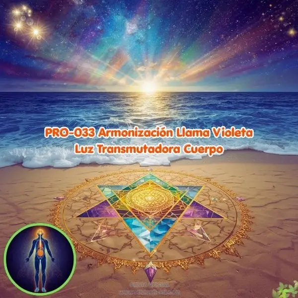 PRO-033 Armonización Llama Violeta Luz Transmutadora Cuerpo - Image 2