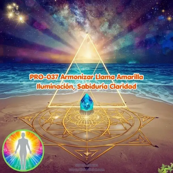 PRO-037 Armonizar Llama Amarilla Iluminación, Sabiduría Claridad - Image 2