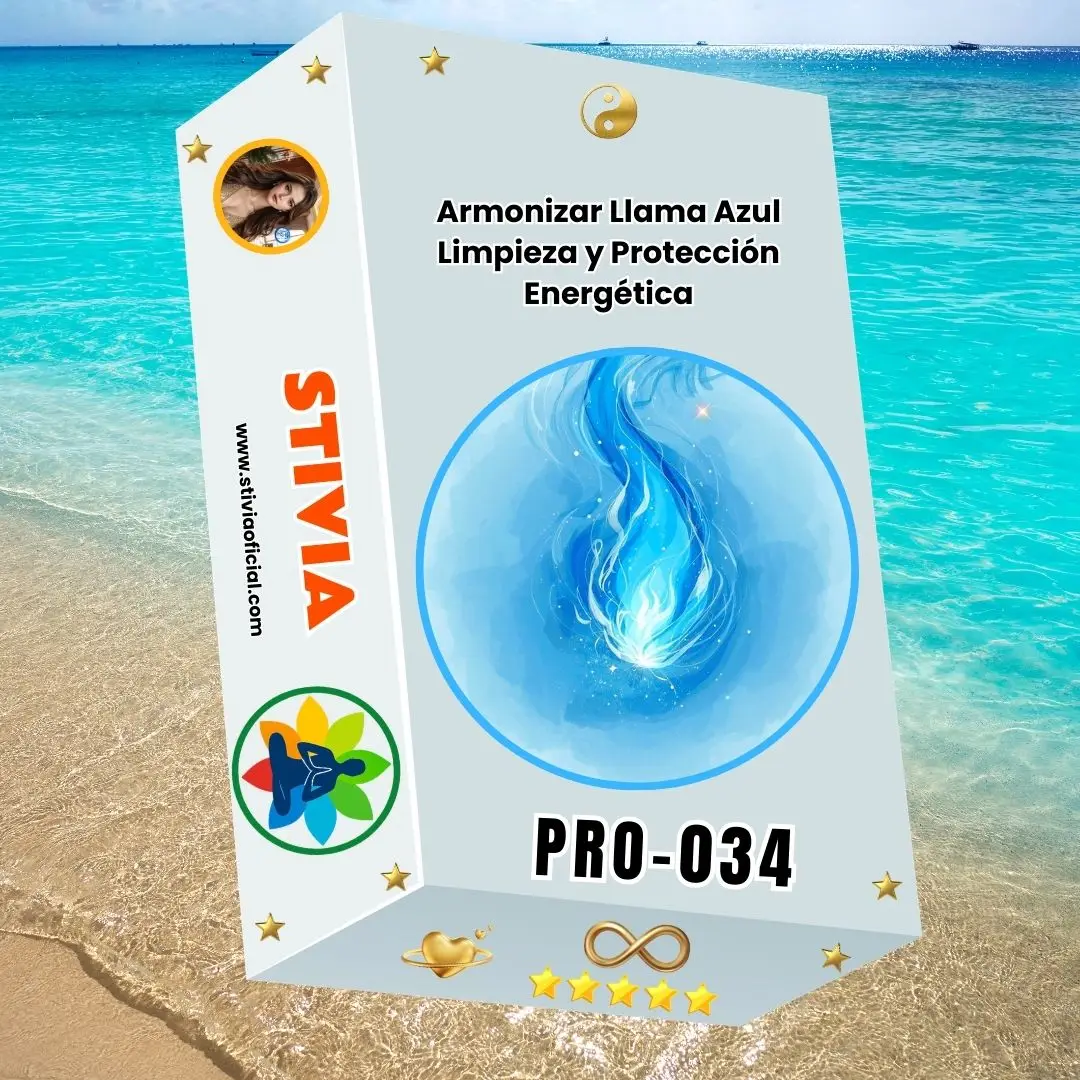 PRO-034 Armonizar Llama Azul Limpieza y Protección Energética