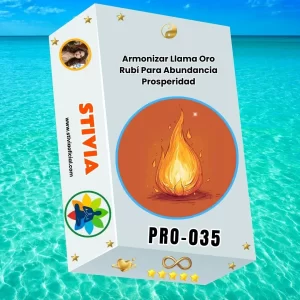 PRO-035 Armonizar Llama Oro Rubí Para Abundancia Prosperidad