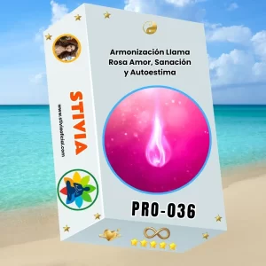 PRO-036 Armonización Llama Rosa Amor, Sanación y Autoestima